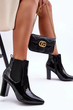 Botki Na Słupku|Czarne Botki><noscript><img width=