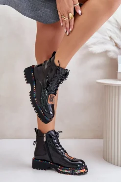 Botki Ocieplane|Damskie Trapery><noscript><img width=