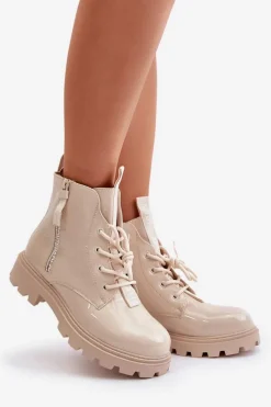 Botki Sznurowane|Czarne Botki><noscript><img width=