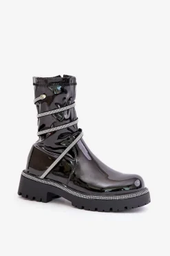 Botki Ocieplane|Czarne Botki><noscript><img width=