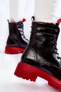 Damskie Trapery|Botki Sznurowane><noscript><img width=