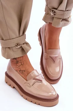 Mokasyny Damskie Lakierowane|Mokasyny Na Platformie><noscript><img width=