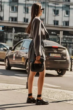 Lakierowane Damskie Półbuty Z Paskami Czarne Rialuna Damskie Półbuty Skórzane