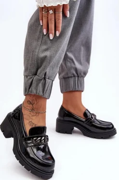 Mokasyny Damskie Lakierowane><noscript><img width=