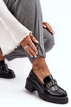 Mokasyny Damskie Lakierowane><noscript><img width=