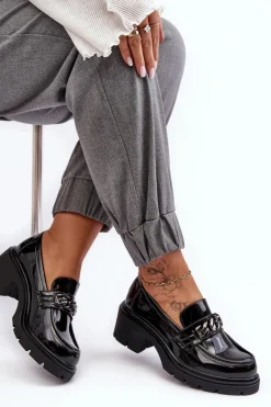 Mokasyny Damskie Lakierowane><noscript><img width=