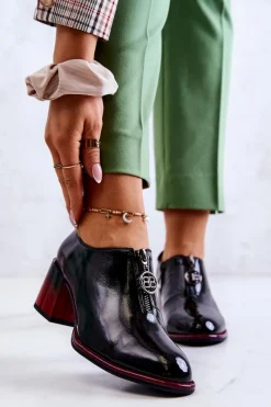 Półbuty Lakierowane><noscript><img width=