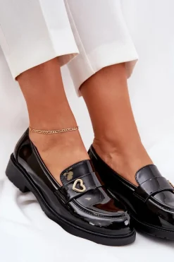 Mokasyny Płaskie|Mokasyny Damskie Lakierowane><noscript><img width=