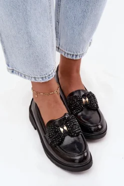 Mokasyny Płaskie|Mokasyny Damskie Lakierowane><noscript><img width=