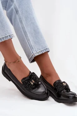 Mokasyny Płaskie|Mokasyny Damskie Lakierowane><noscript><img width=