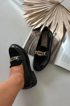 Mokasyny Płaskie|Mokasyny Damskie Lakierowane><noscript><img width=