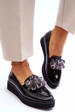 Mokasyny Damskie Lakierowane><noscript><img width=