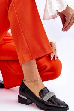 Mokasyny Damskie Lakierowane><noscript><img width=