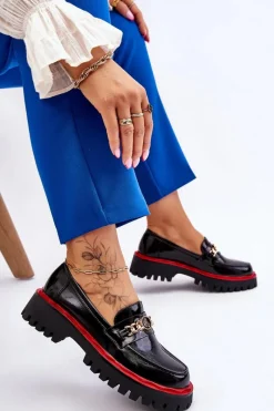 Mokasyny Damskie Lakierowane|Mokasyny Na Platformie><noscript><img width=