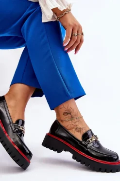 Mokasyny Damskie Lakierowane|Mokasyny Na Platformie><noscript><img width=