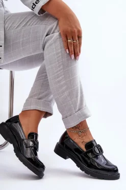 Mokasyny Damskie Skórzane|Mokasyny Na Platformie><noscript><img width=