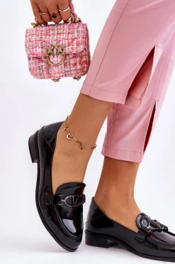 Mokasyny Damskie Lakierowane><noscript><img width=