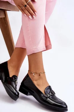 Mokasyny Damskie Lakierowane><noscript><img width=