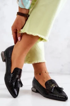 Mokasyny Damskie Lakierowane><noscript><img width=