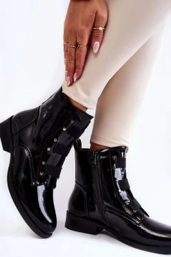 Botki Ocieplane|Czarne Botki><noscript><img width=