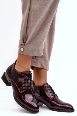 Półbuty Lakierowane><noscript><img width=