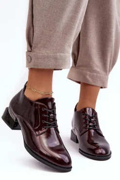 Półbuty Lakierowane><noscript><img width=