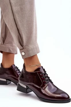 Półbuty Lakierowane><noscript><img width=