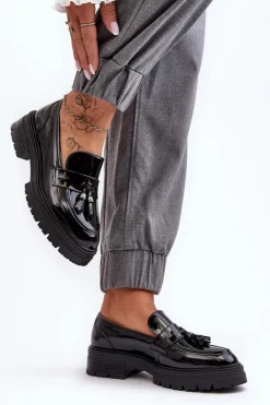 Mokasyny Damskie Lakierowane><noscript><img width=