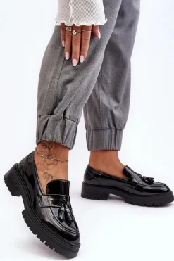 Mokasyny Damskie Lakierowane><noscript><img width=