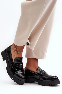 Mokasyny Damskie Lakierowane><noscript><img width=