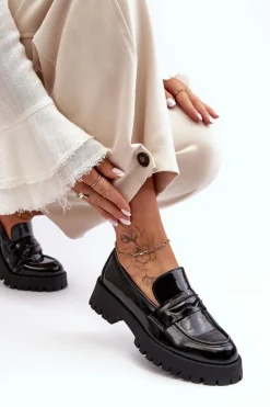 Mokasyny Damskie Lakierowane><noscript><img width=