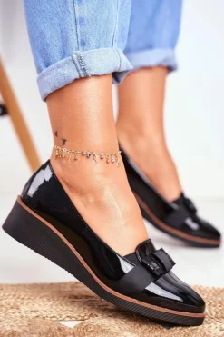 Półbuty Lakierowane><noscript><img width=