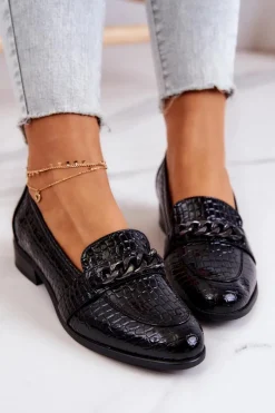 Mokasyny Damskie Lakierowane><noscript><img width=