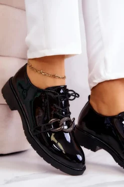 Półbuty Lakierowane><noscript><img width=