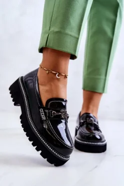 Półbuty Lakierowane><noscript><img width=