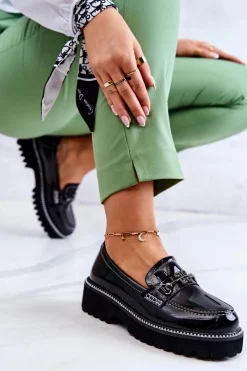 Półbuty Lakierowane><noscript><img width=