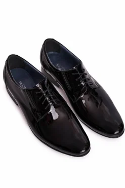 Online Lakierowane Skórzane Półbuty Bednarek 694 Czarne Damskie Bednarek Polish Shoes|Półbuty Eleganckie