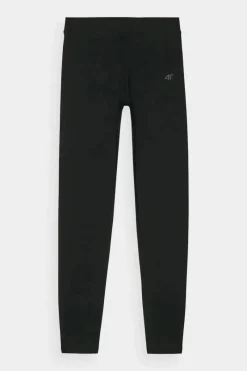 Spodnie Damskie></noscript>4F Legginsy Damskie Dzianinowe Czarne WMM00TTIGF195-20S