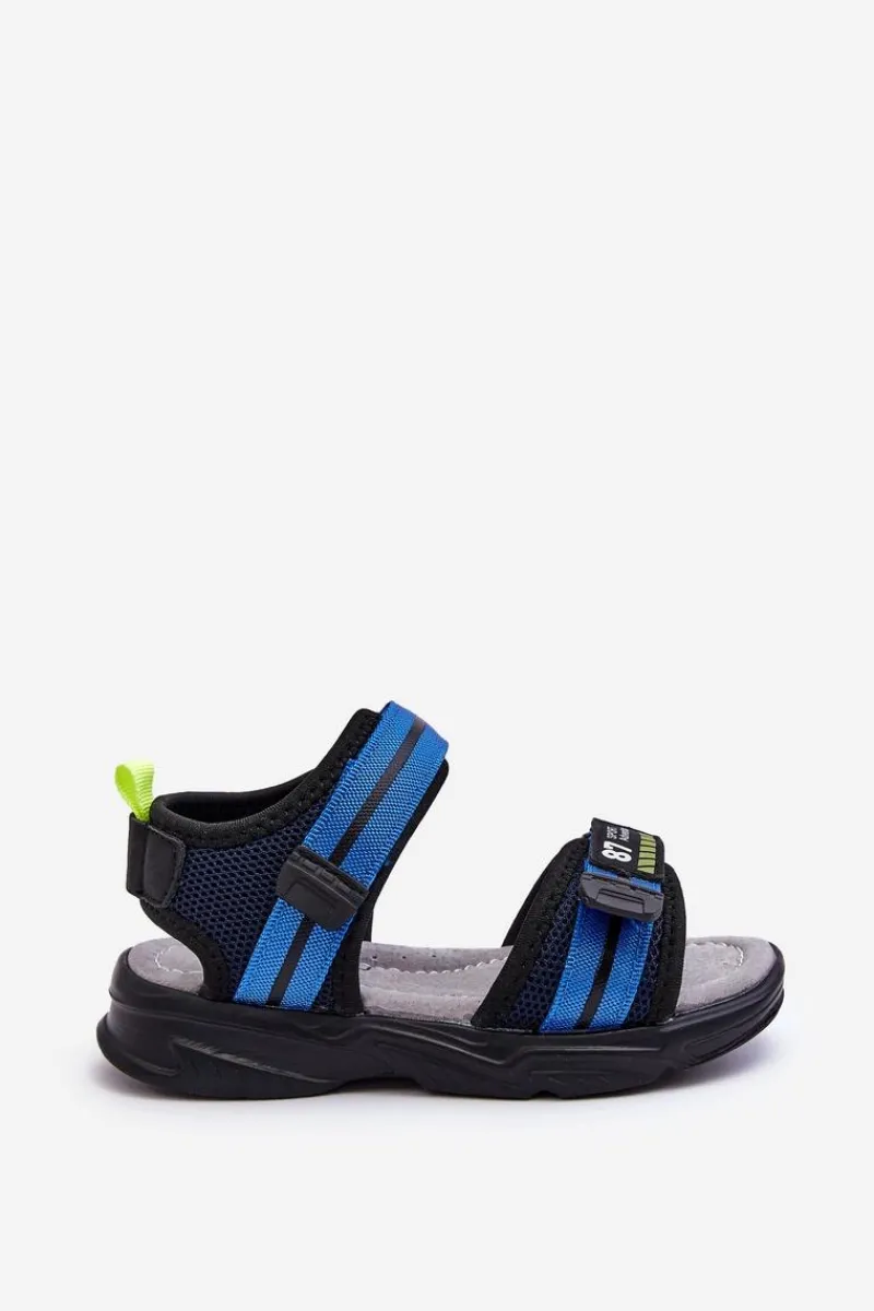 Chłopięce>Evento Lekkie Dziecięce Sandałki Na Rzepy Niebieskie Brando