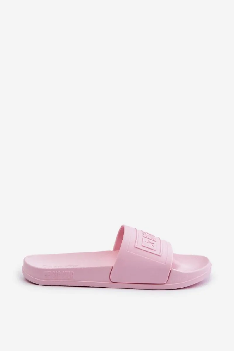 Online Lekkie Klapki Damskie Big Star OO274036 Różowe Damskie Klapki Damskie Big Star|Klapki Damskie Klasyczne