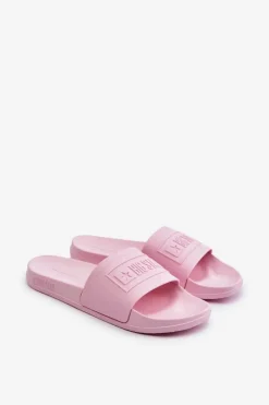 Online Lekkie Klapki Damskie Big Star OO274036 Różowe Damskie Klapki Damskie Big Star|Klapki Damskie Klasyczne