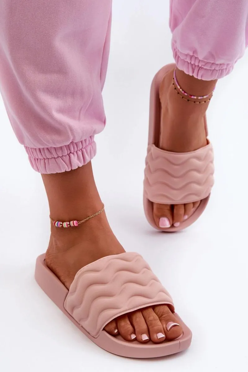 New Evento Lekkie Klapki Damskie Na Basen Jasnoróżowe Beliordia Różowy