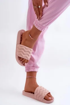 New Evento Lekkie Klapki Damskie Na Basen Jasnoróżowe Beliordia Różowy