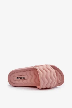 New Evento Lekkie Klapki Damskie Na Basen Jasnoróżowe Beliordia Różowy