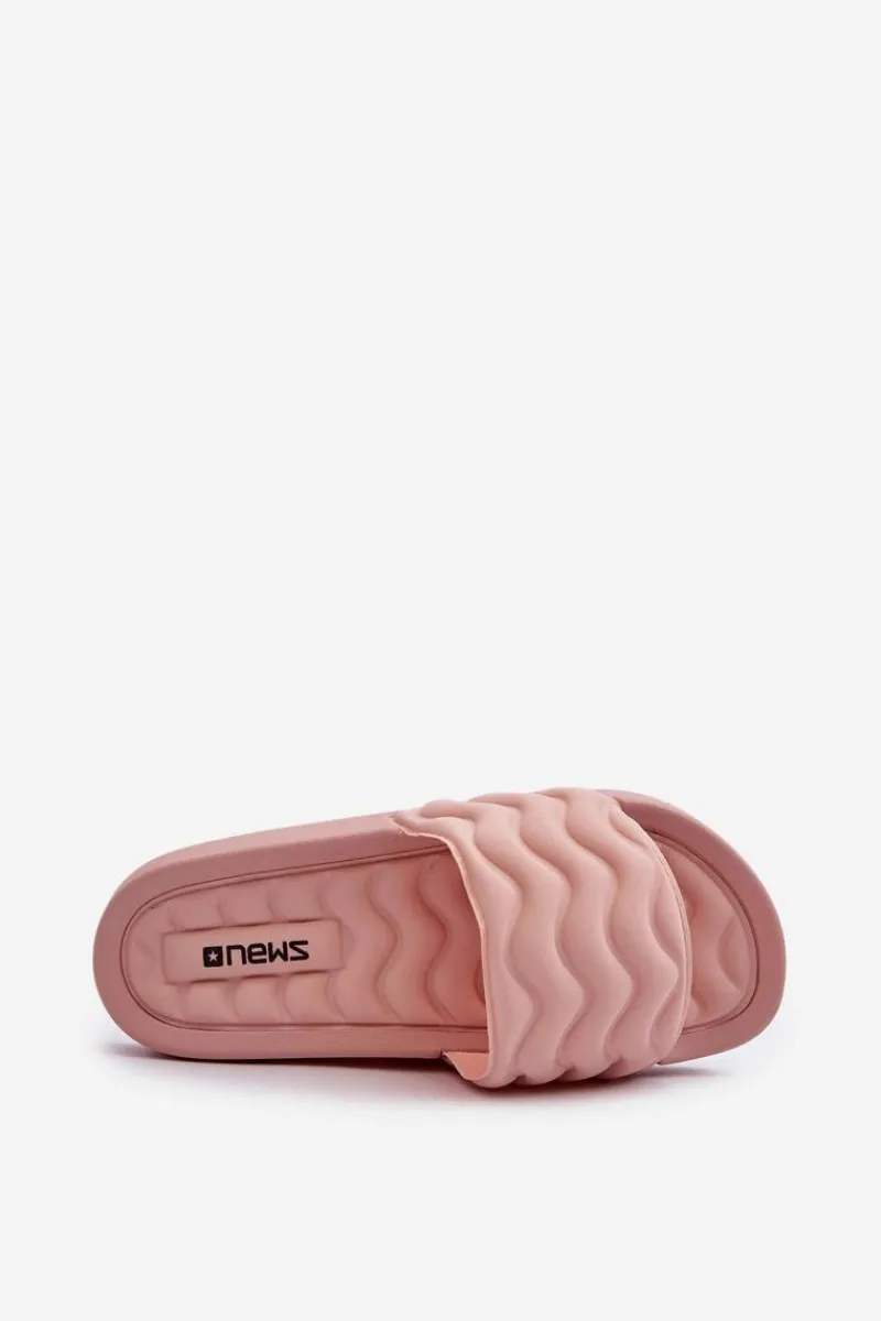 New Evento Lekkie Klapki Damskie Na Basen Jasnoróżowe Beliordia Różowy