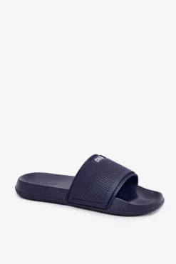 Discount Lekkie Klapki Męskie Big Star NN174696 Granatowe Męskie Klapki Męskie Big Star|Klapki Męskie Klasyczne