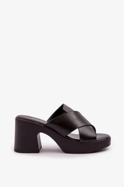 Klapki Na Obcasie|Klapki Damskie Klasyczne><noscript><img width=