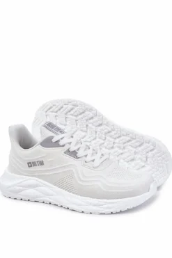 Sale Lekkie Męskie Buty Sportowe Big Star KK174017 Białe Męskie Obuwie Sportowe Męskie