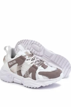 New Big Star Shoes Lekkie Męskie Sportowe Buty Big Star KK174055 Białe