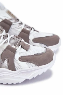 New Big Star Shoes Lekkie Męskie Sportowe Buty Big Star KK174055 Białe